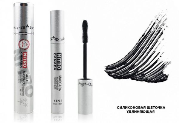 Long-lasting mascara Nitro Canada 4 in 1 Mascara SILVER